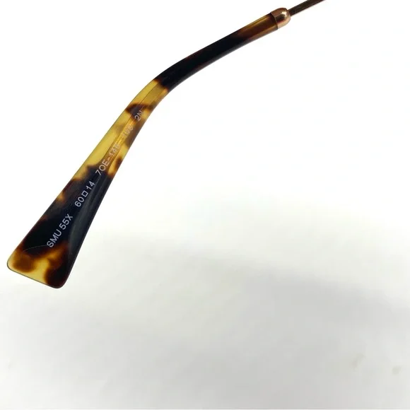 MIU MIU Authentic Scenique Geometric Gradient Gold Tortoise 